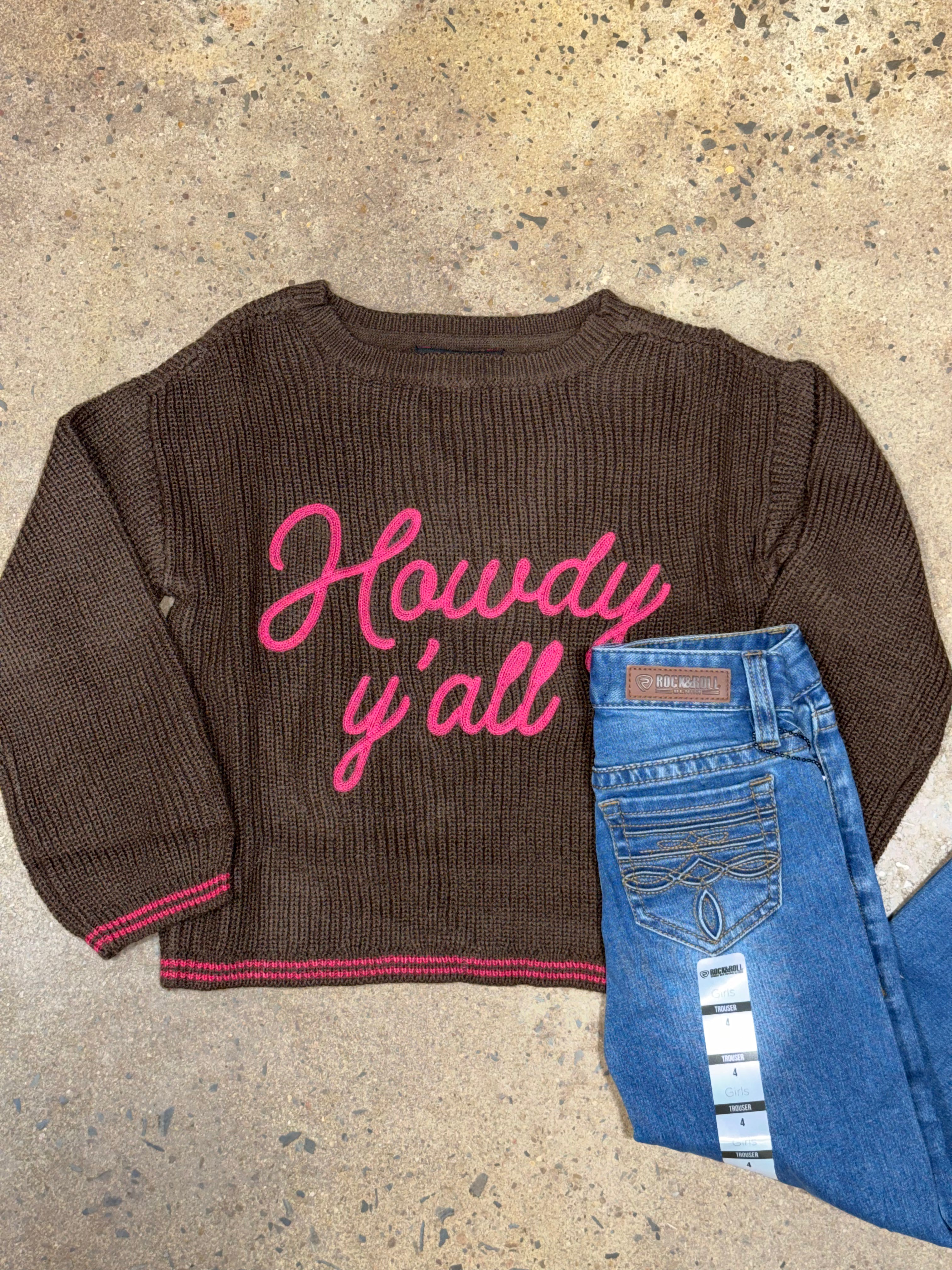 Girl’s Howdy Y’all Sweater