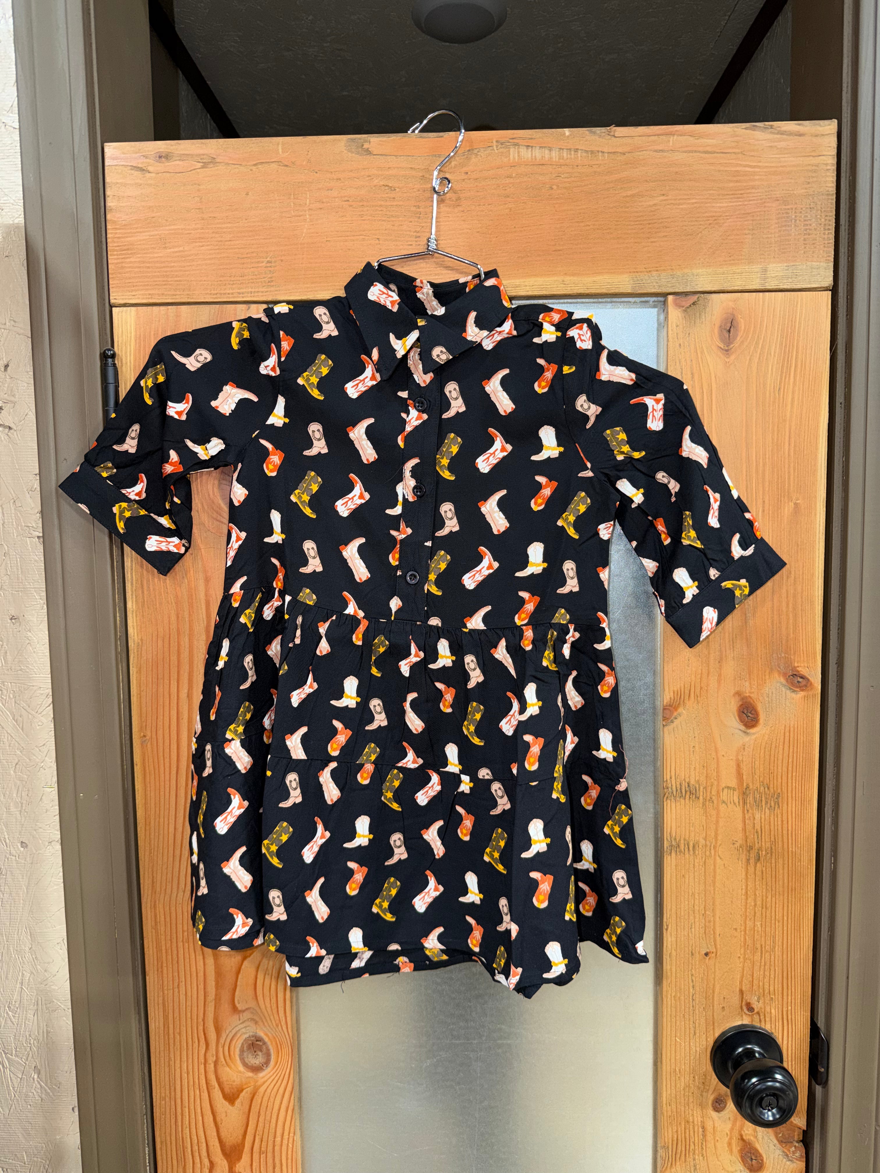 Girls Boot Scootin’ Dress