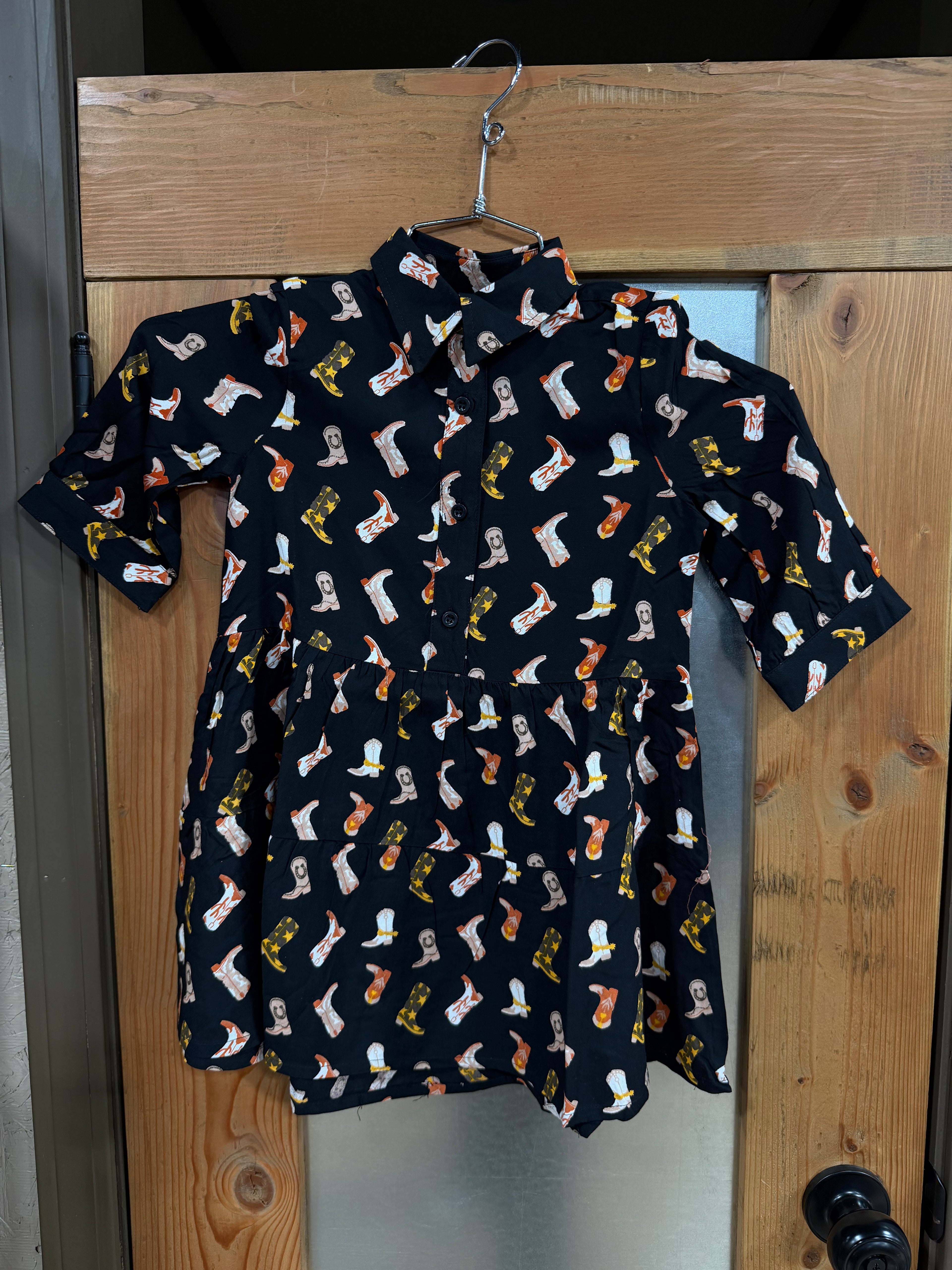 Girls Boot Scootin’ Dress