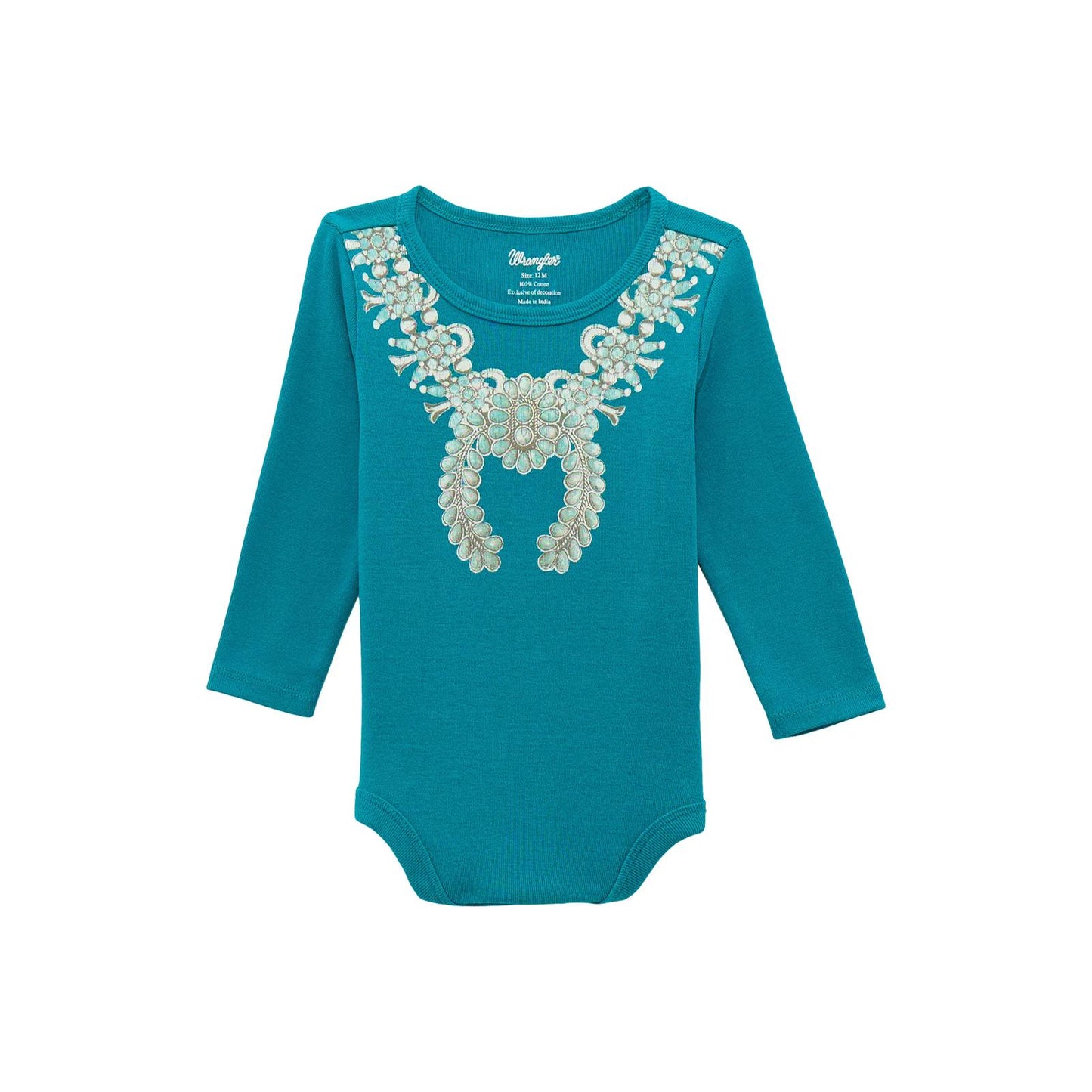 Turquoise Squash Onesie