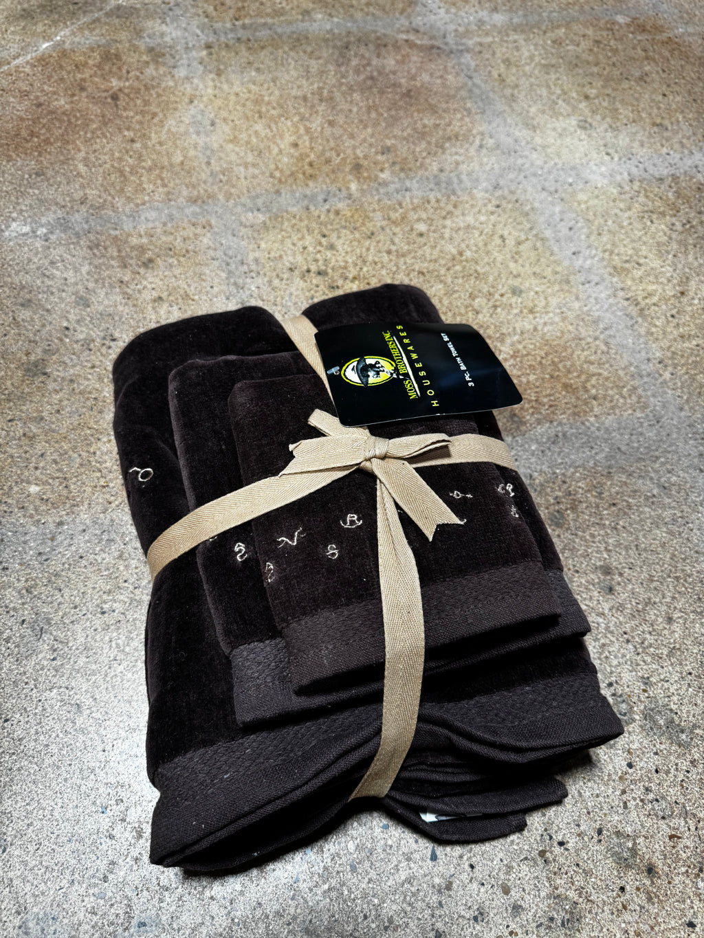 3 pc bath towel sets