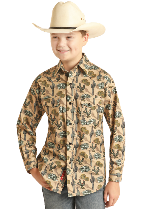 Boys Dale Brisby Conversational Shirt