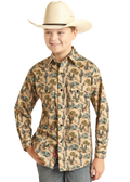 Boys Dale Brisby Conversational Shirt