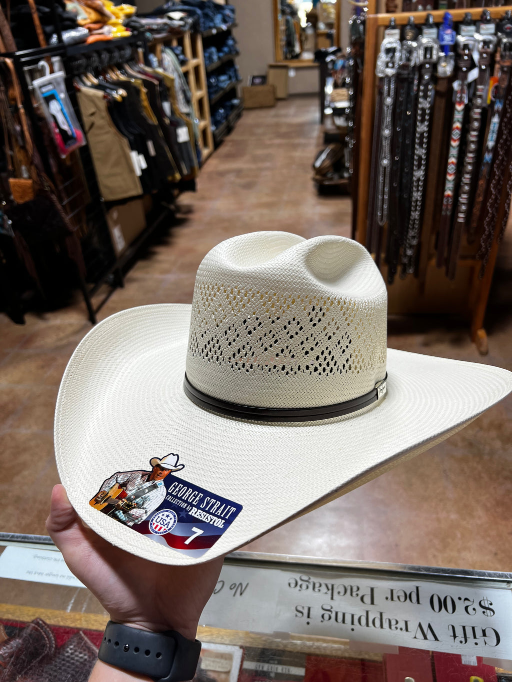 Resistol George Strait Jaxon Straw Hat