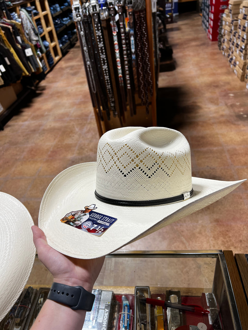 Resistol George Strait Renner Straw Hat