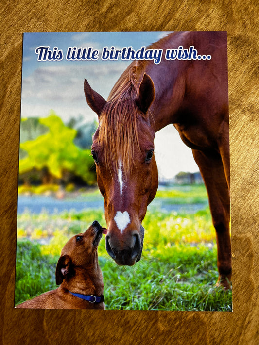 This Little Birthday Wish… Birthday Card