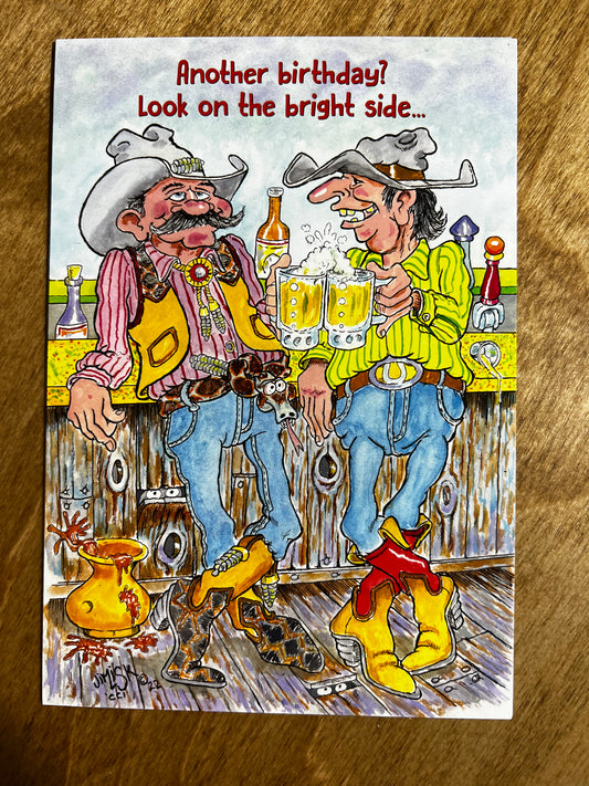 Another Birthday? Look on the Bright Side… Birthday Card