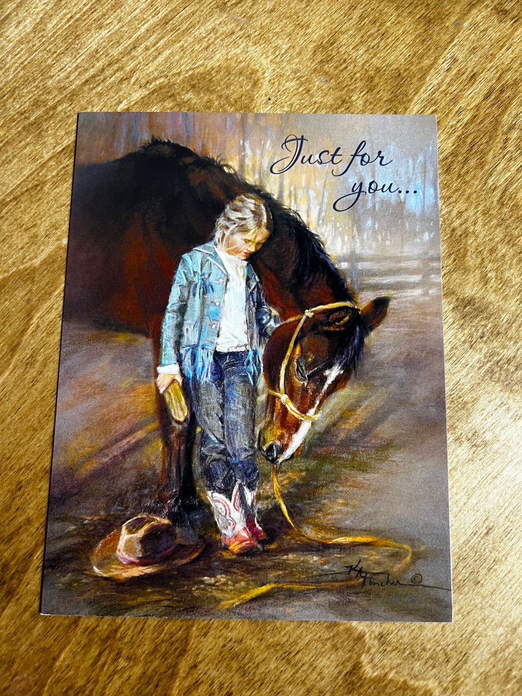 Just For You… Birthday Card