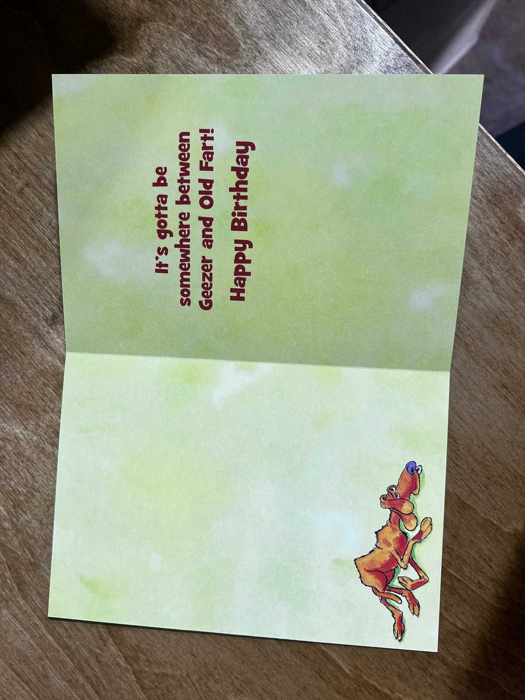 So… Where does This Birthday Put Ya? Birthday Card