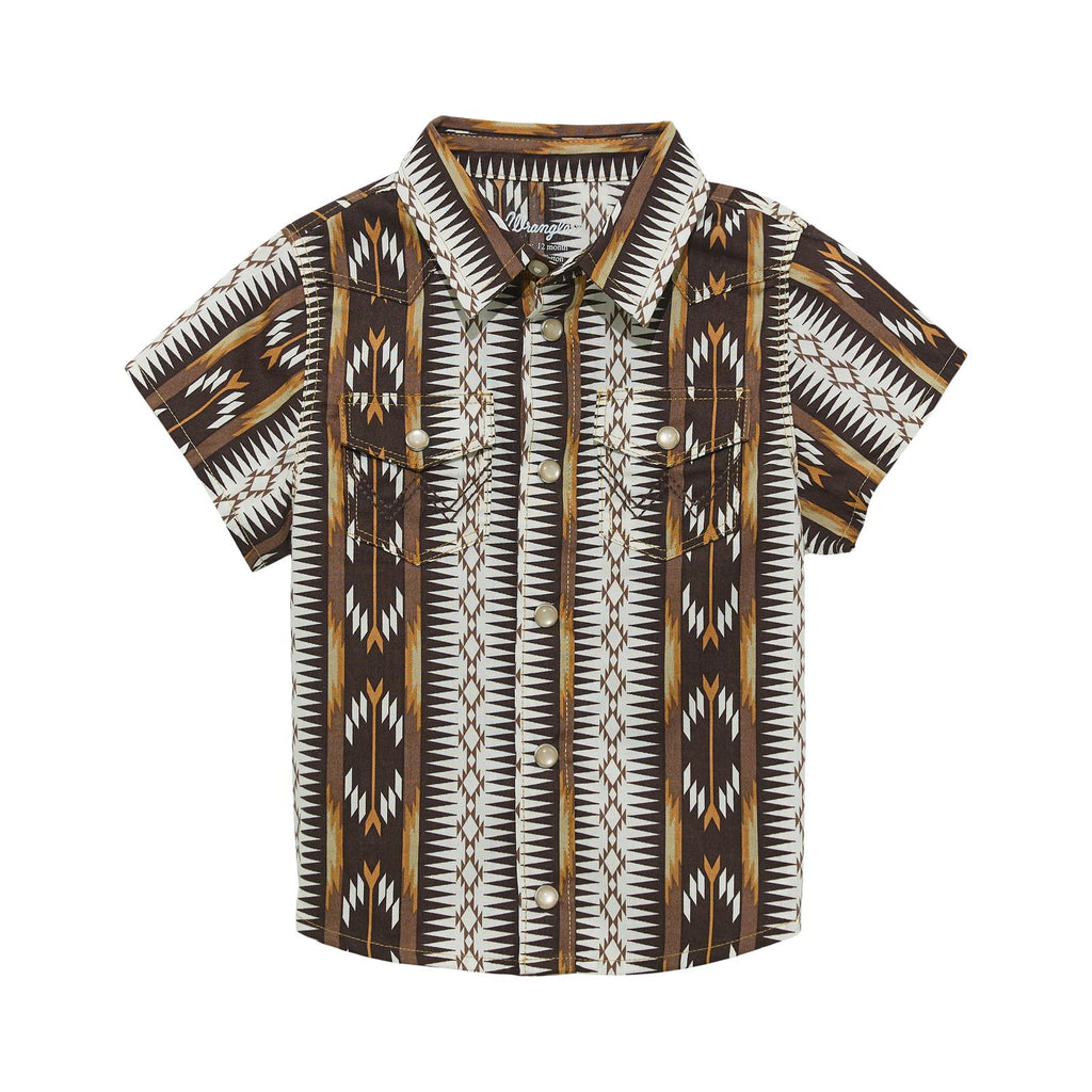 Wrangler® Baby Boy Short Sleeve Shirt - Brown (112365634)