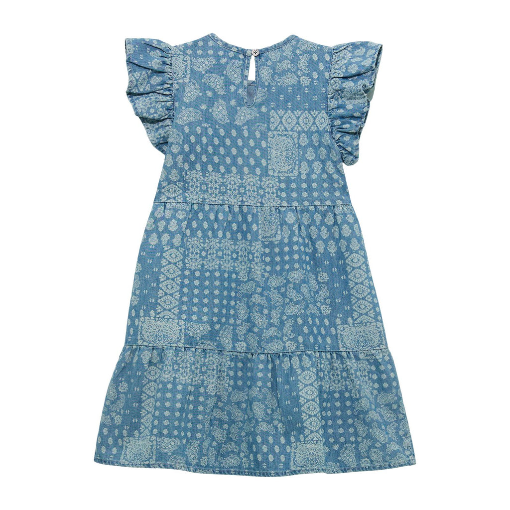 Wrangler Girl’s Blue Bandana Dress (5062)