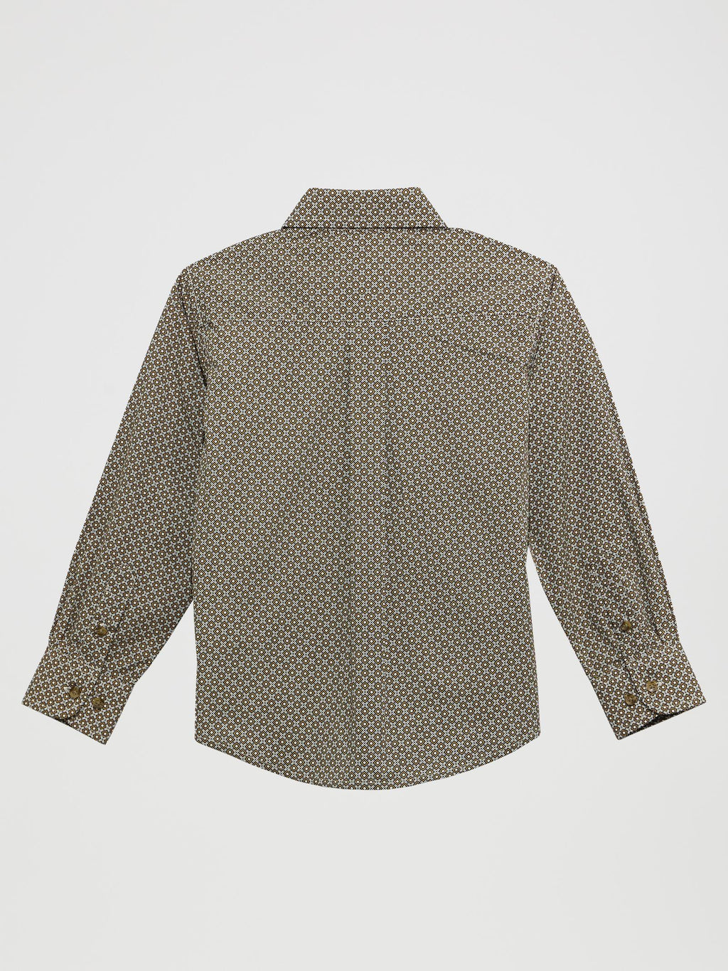 Boys Classic Long Sleeve Shirt - Brown (7042)