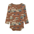 Wrangler® Baby Boy Long Sleeve Bodysuit - Knit - Brown