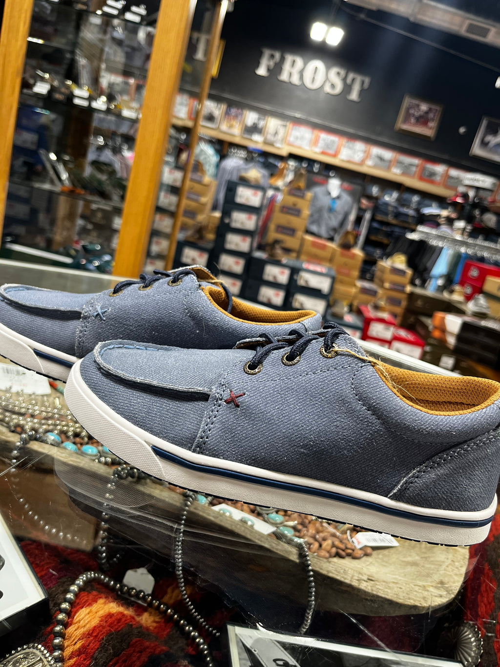 Denim Blue Twisted X Kids Kicks