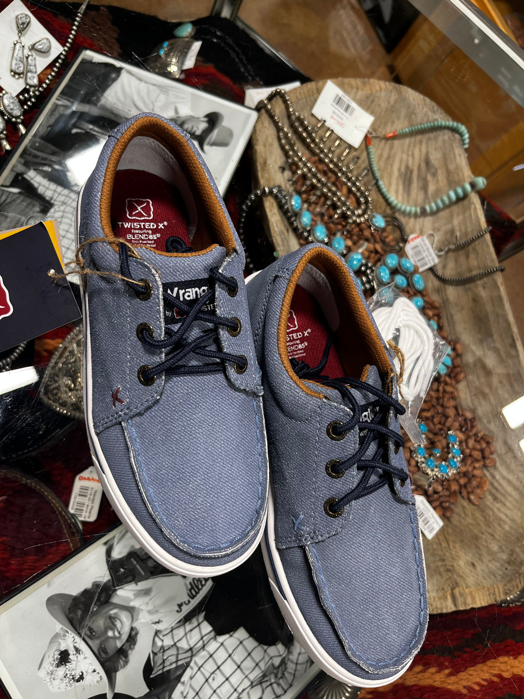 Denim Blue Twisted X Kids Kicks