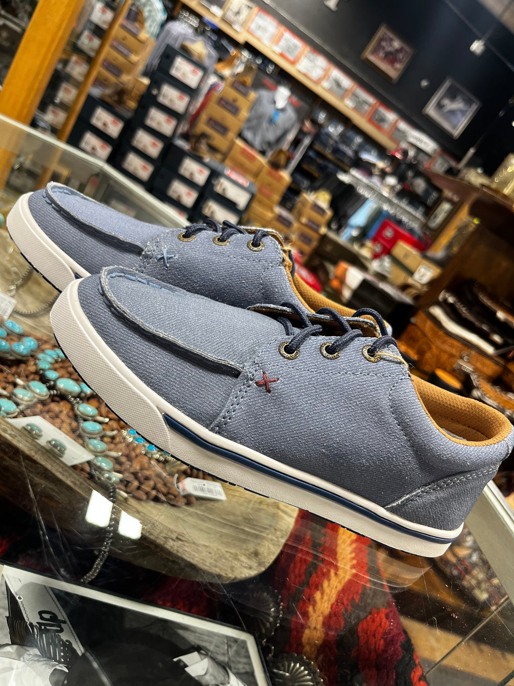 Denim Blue Twisted X Kids Kicks