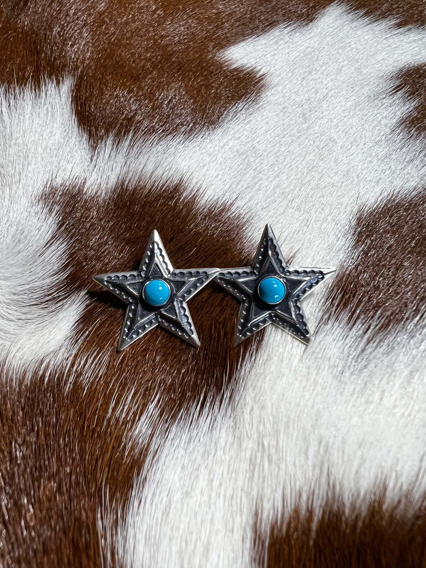 Sterling Silver Star Earrings