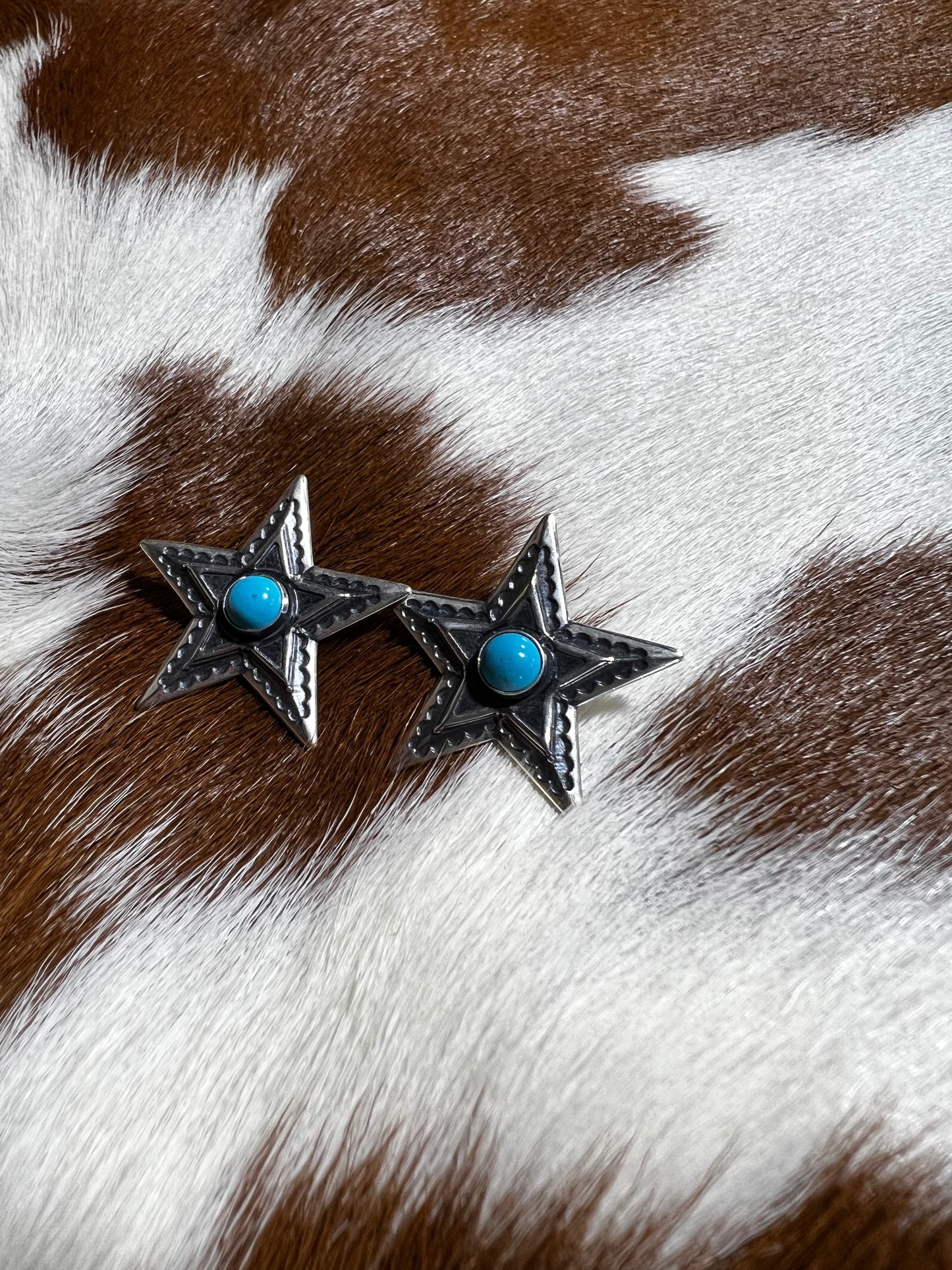 Sterling Silver Star Earrings