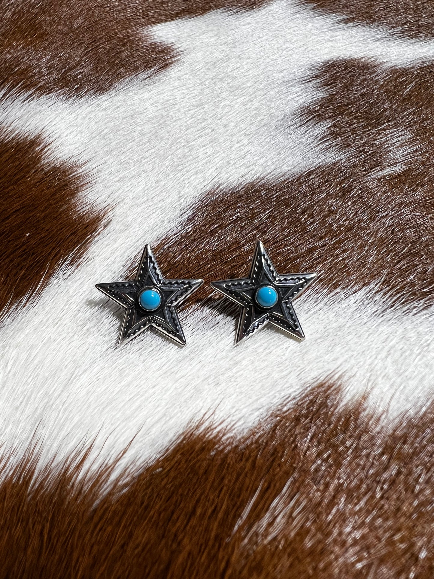 Sterling Silver Star Earrings