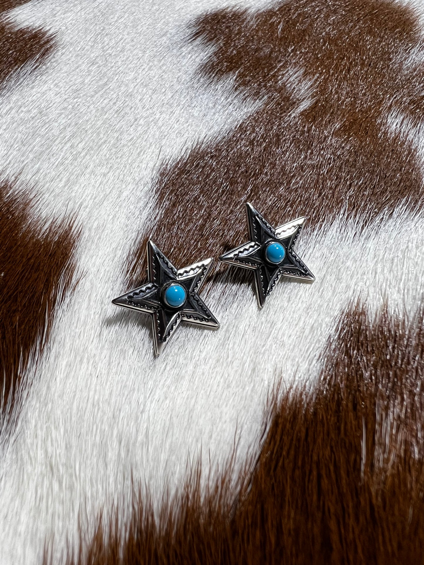 Sterling Silver Star Earrings