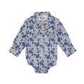 Wrangler Baby Blue/White Paisley Onesie (7742)
