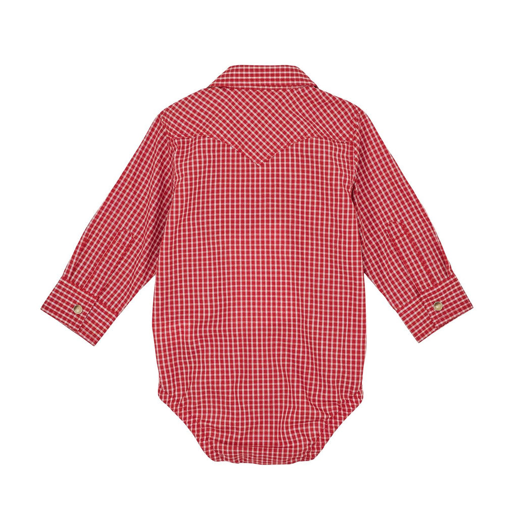 Wrangler Red Plaid Onesie (7743)