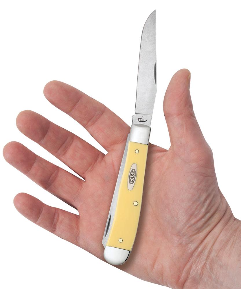 Yellow Synthetic CS Trapper with Clip (30114)