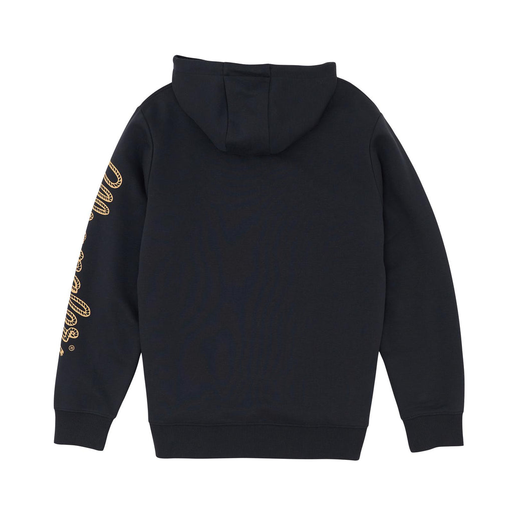 Men’s Solid Black Wrangler Logo Hoodie (5736)