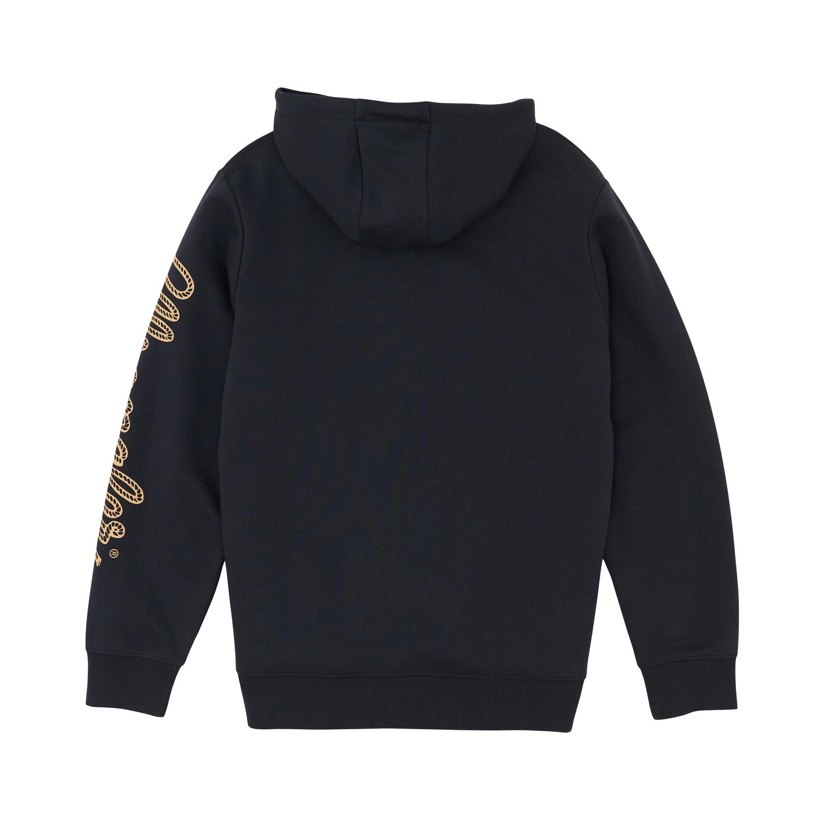 Men’s Solid Black Wrangler Logo Hoodie (5736)