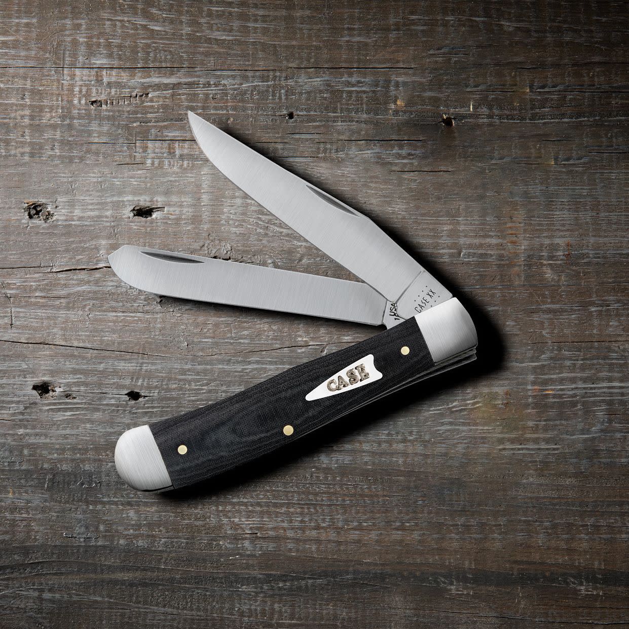 Case Smooth Black Micarta® Trapper (27730)