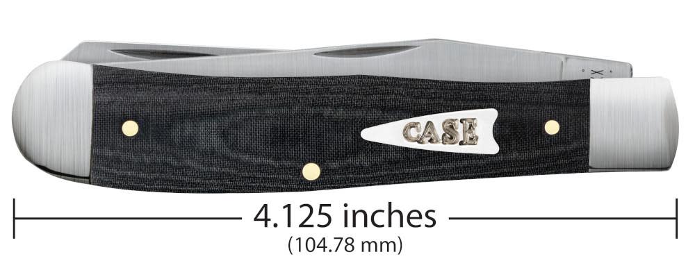 Case Smooth Black Micarta® Trapper (27730)