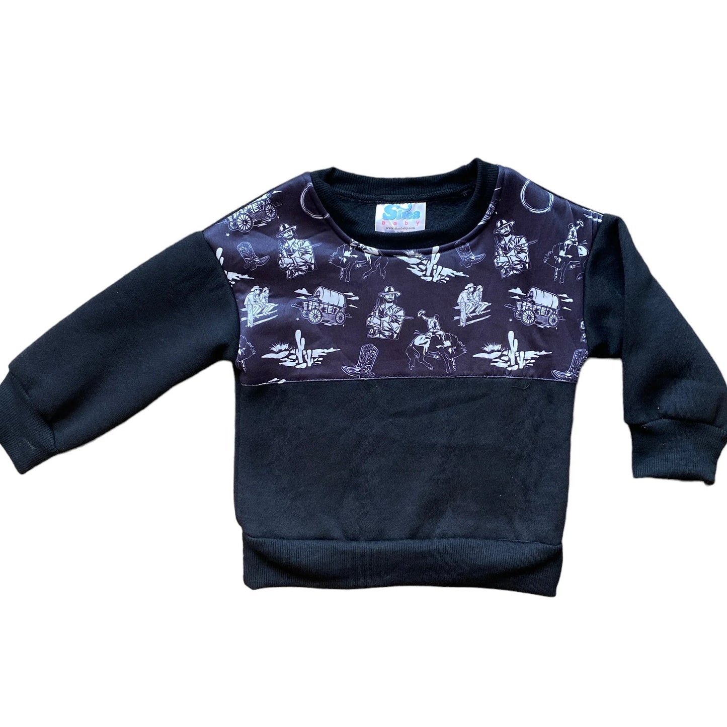 Black Outlaw Western Pullover (SBSW01)