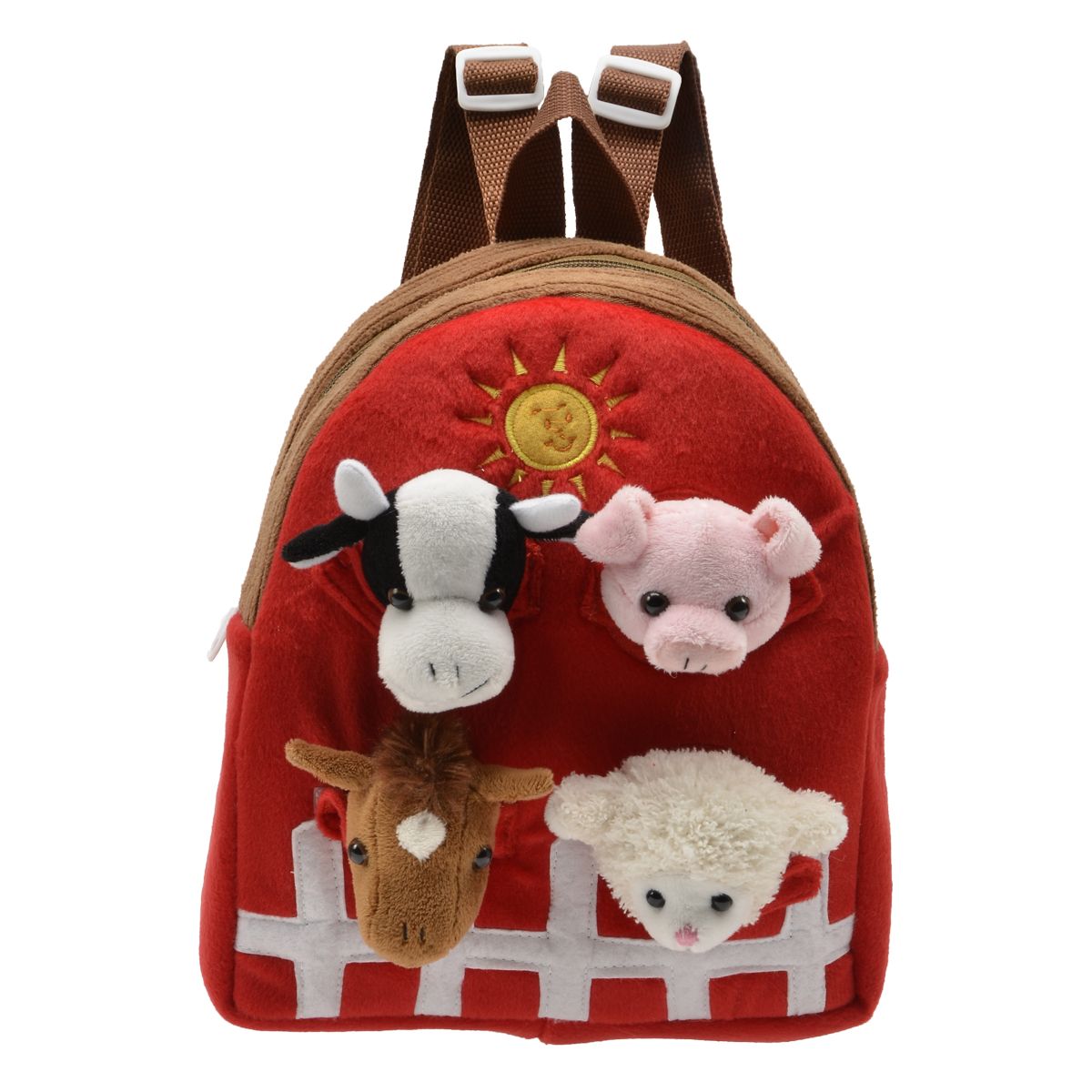 11" Farm Animals in Horse Backpack