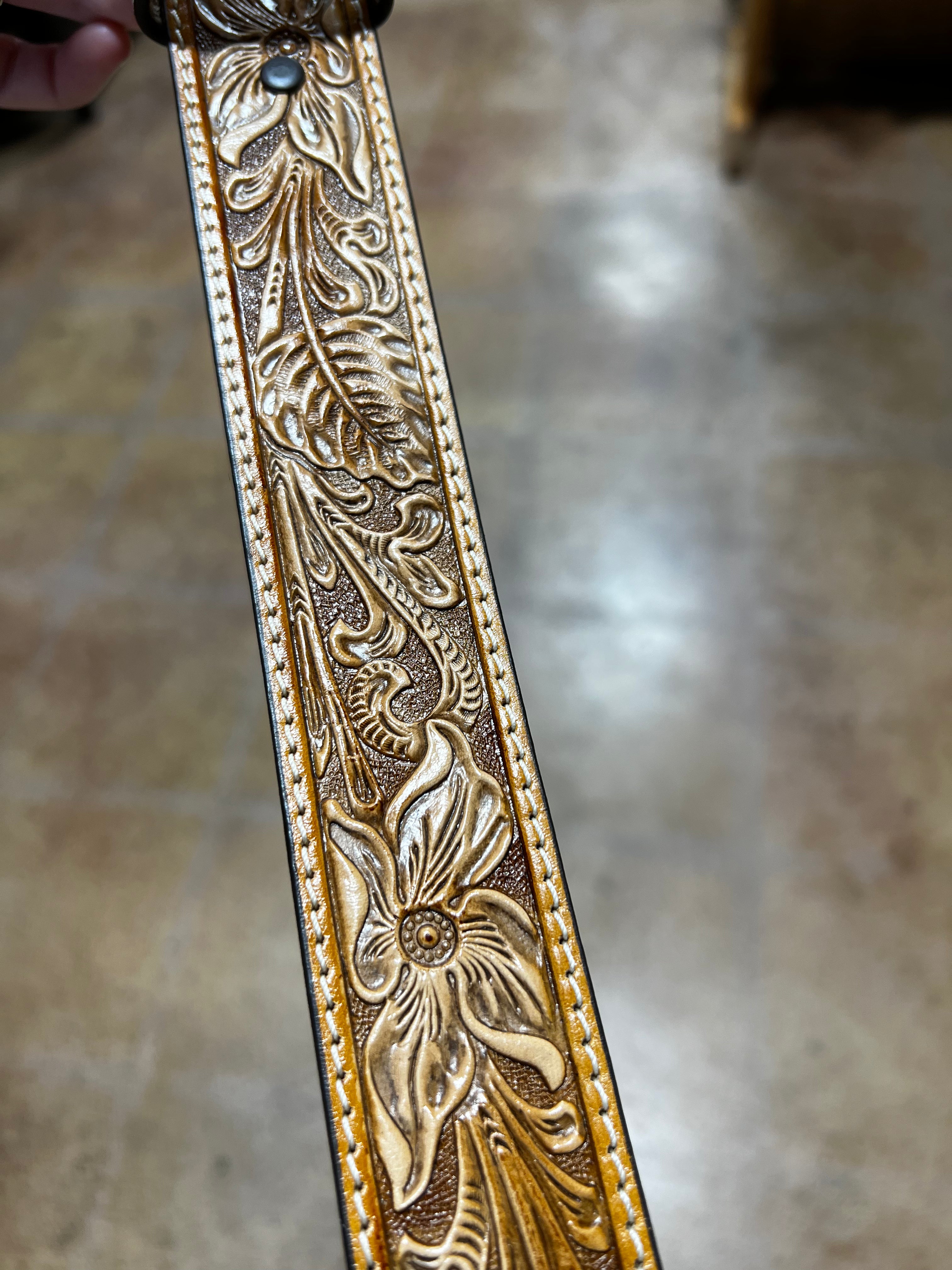 Justin Floral Belt (c14124)