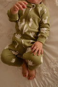 Sage Cactus Footless Romper