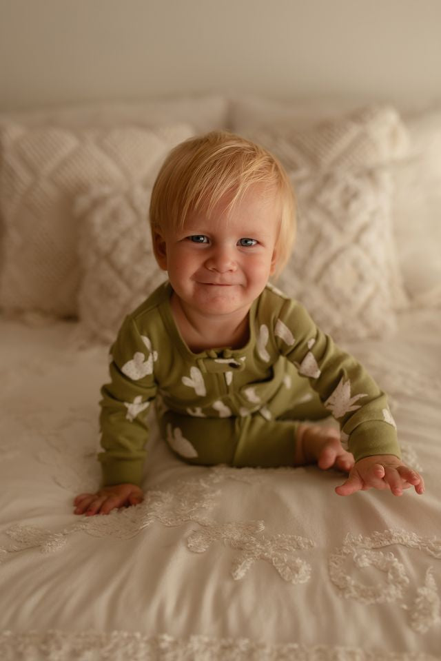 Sage Cactus Footless Romper