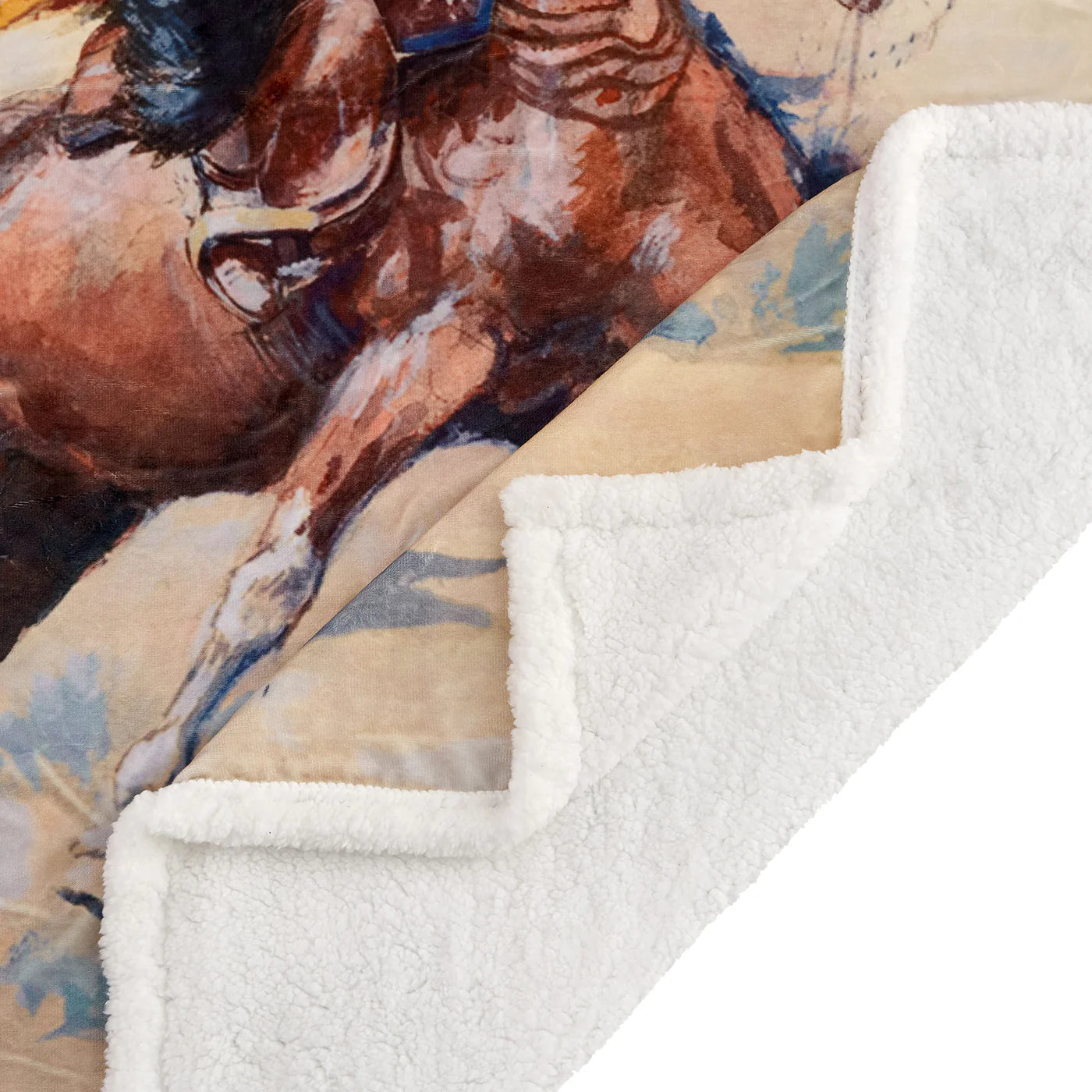 Buster Campfire Sherpa Throw