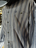 Wrangler George Strait Blue Stripe Shirt (8098)