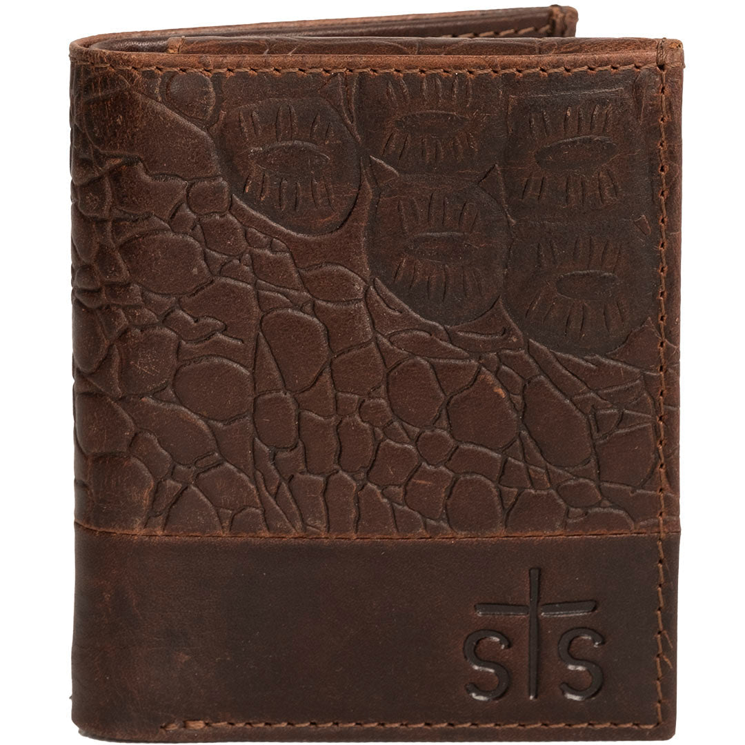 MEN'S CROC HIDDEN CASH WALLET