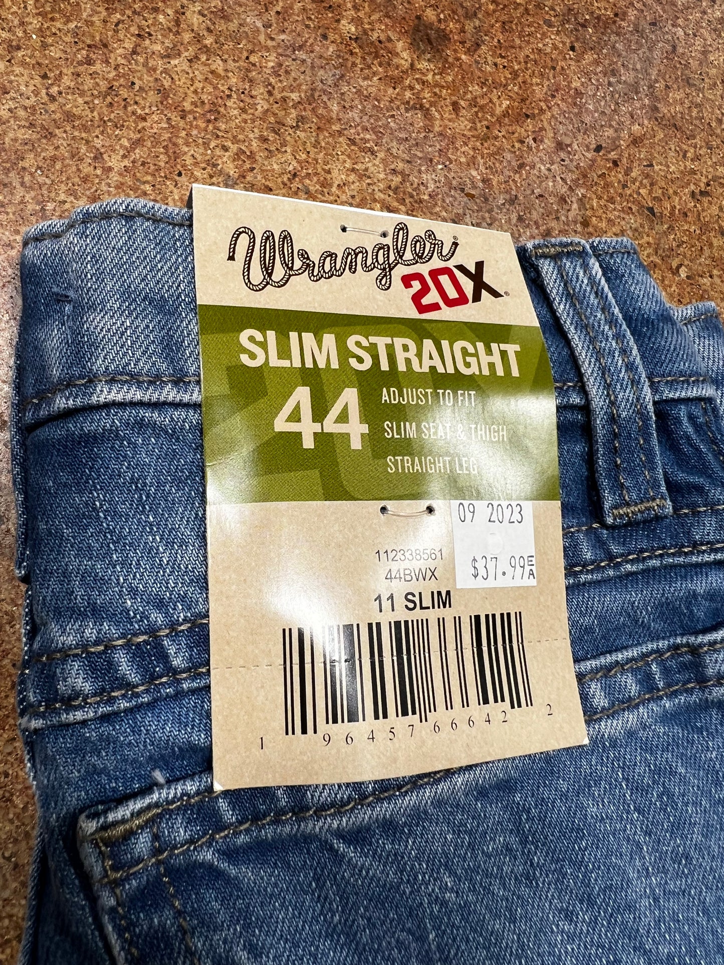 Wrangler Boys 20X Slim Straight Jeans (8561)