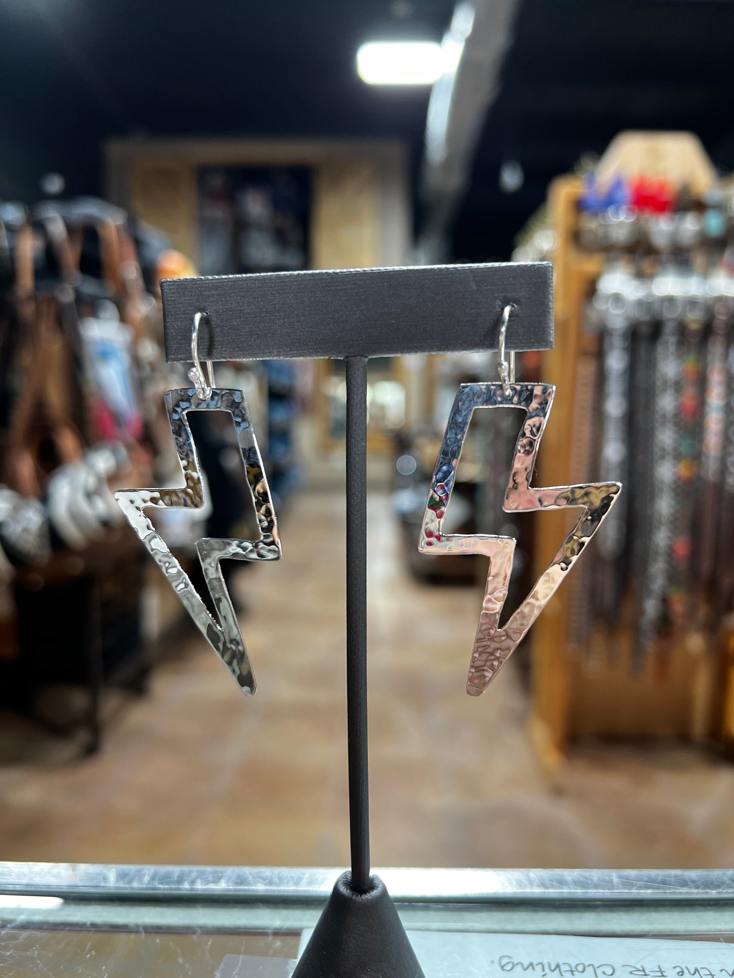 Hammered Bolt Earrings