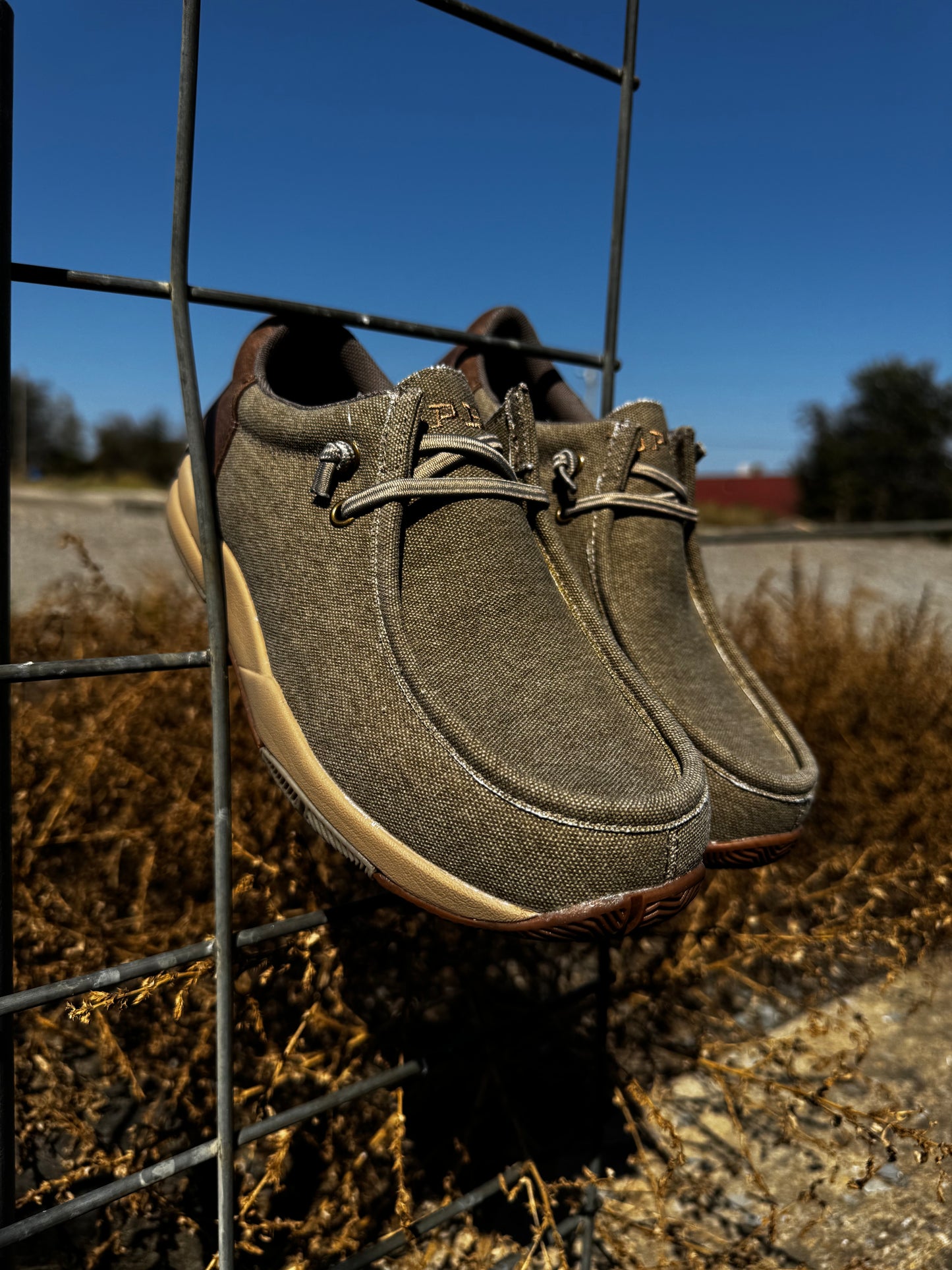 Tan Canvas Roper Shoe