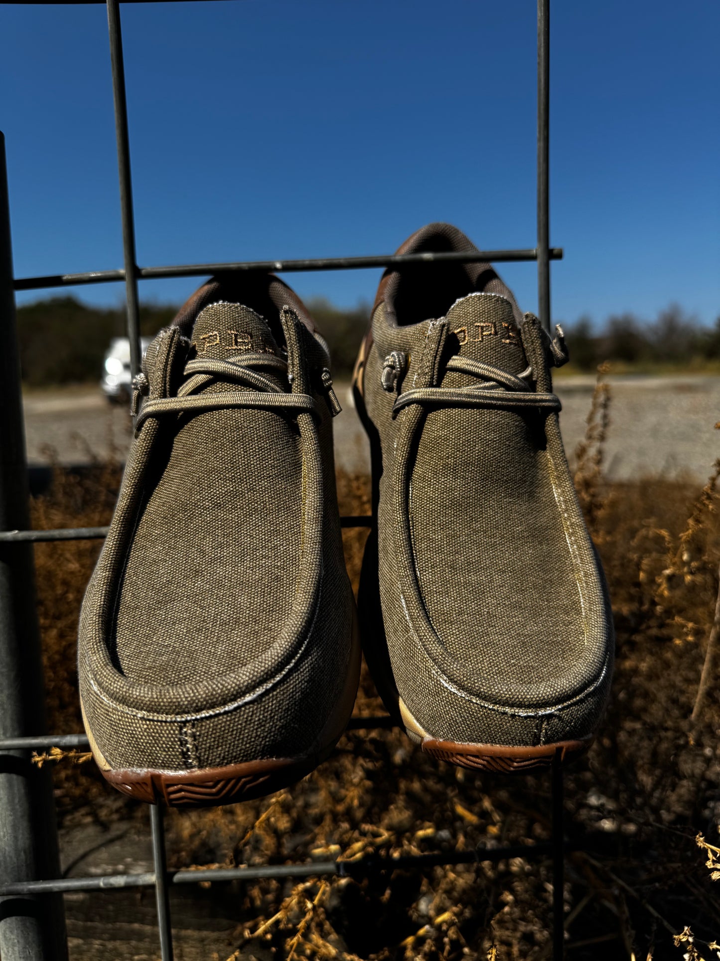 Tan Canvas Roper Shoe