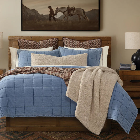 Stone Washed Denim Quilt