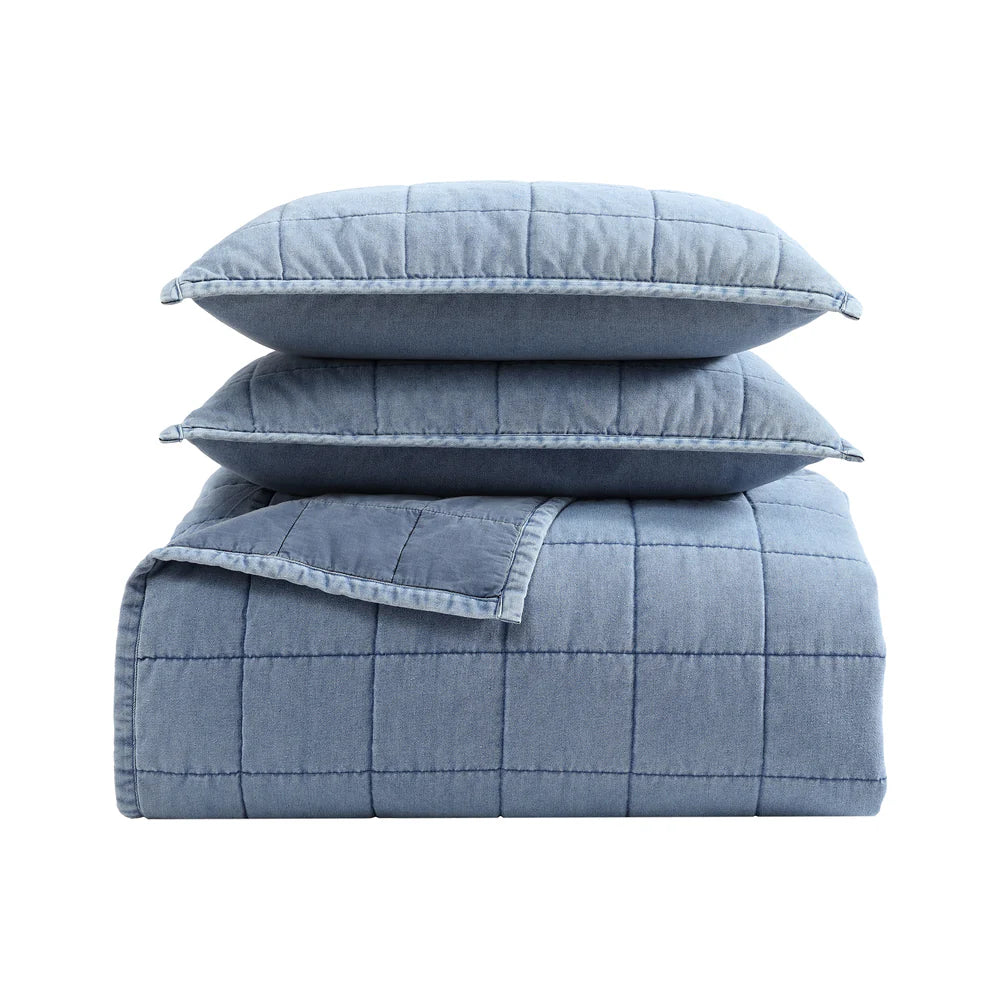 Stone Washed Denim Quilt