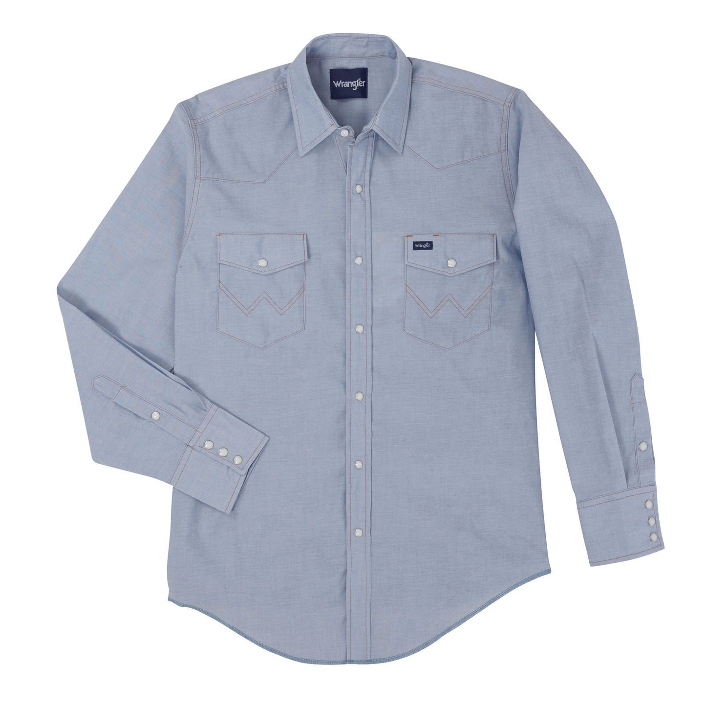 Wrangler Cowboy Cut Chambray Long Sleeve Shirt (70330)