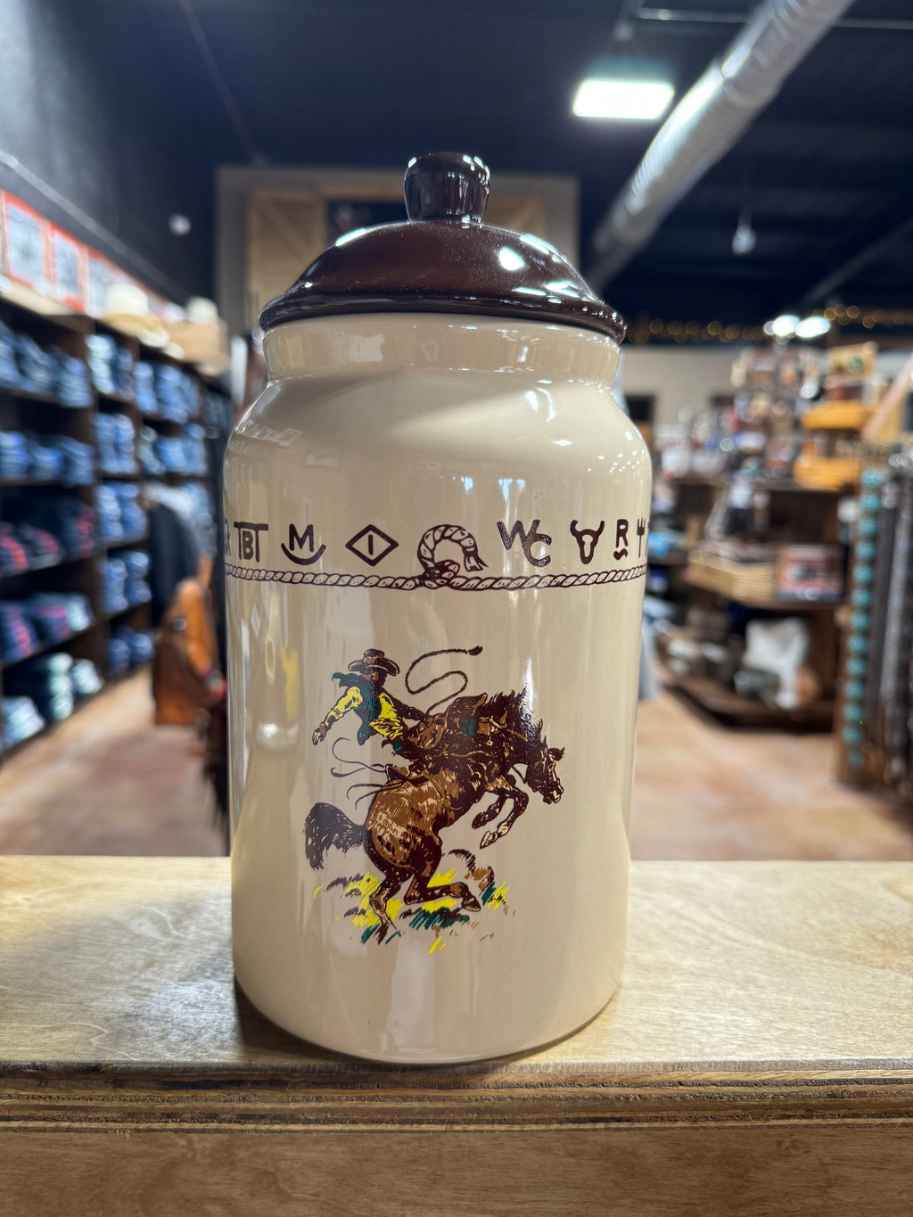 Ceramic Canister Bronco