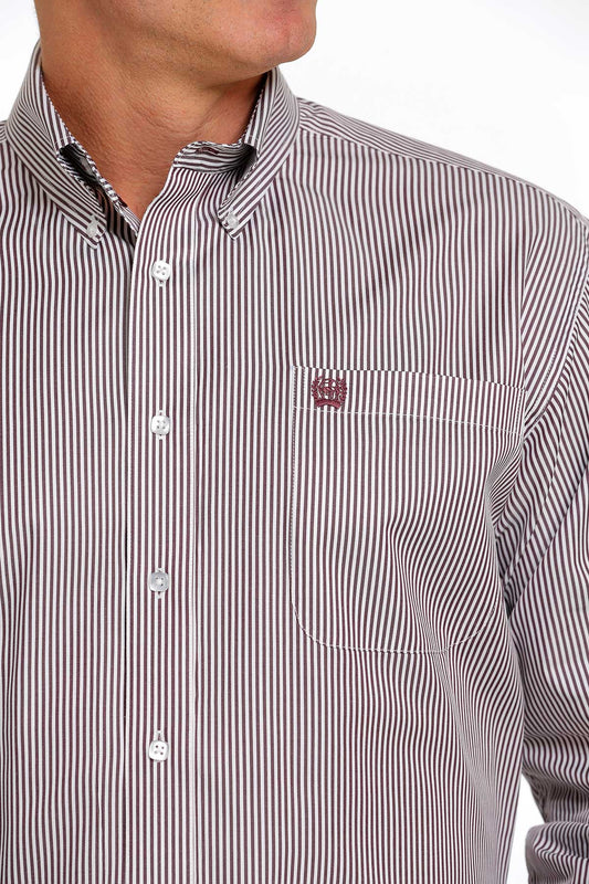 Cinch Men’s Purple Pin Stripe Shirt (5483)