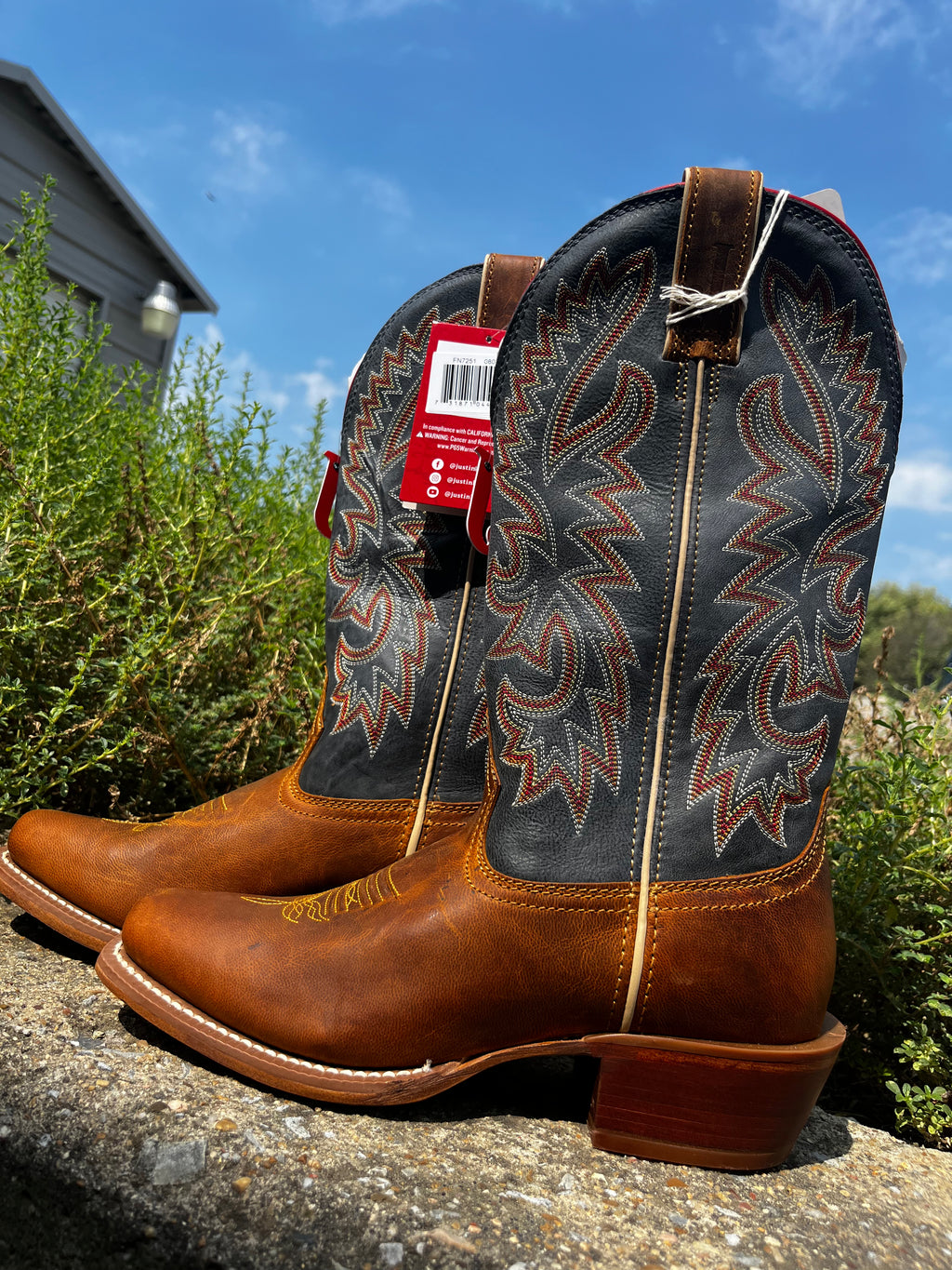 Justin Show Off Oily Tan Goat (FN7251)