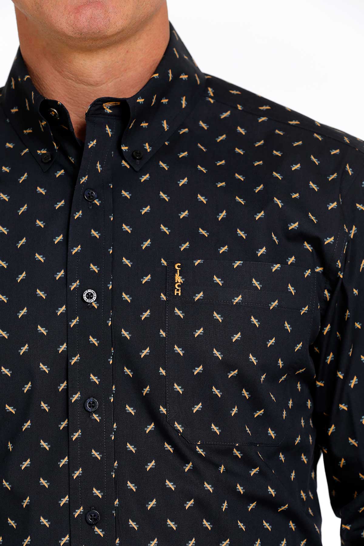 Cinch Men’s Modern Fit Navy Shirt (7060)
